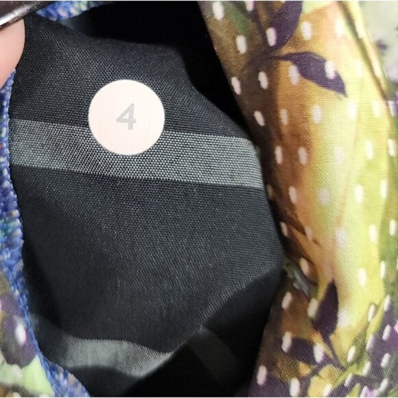 Lululemon City Summer Dress Floral Sport White Multi Size 4 Activewear Tennis - Picture 9 of 13